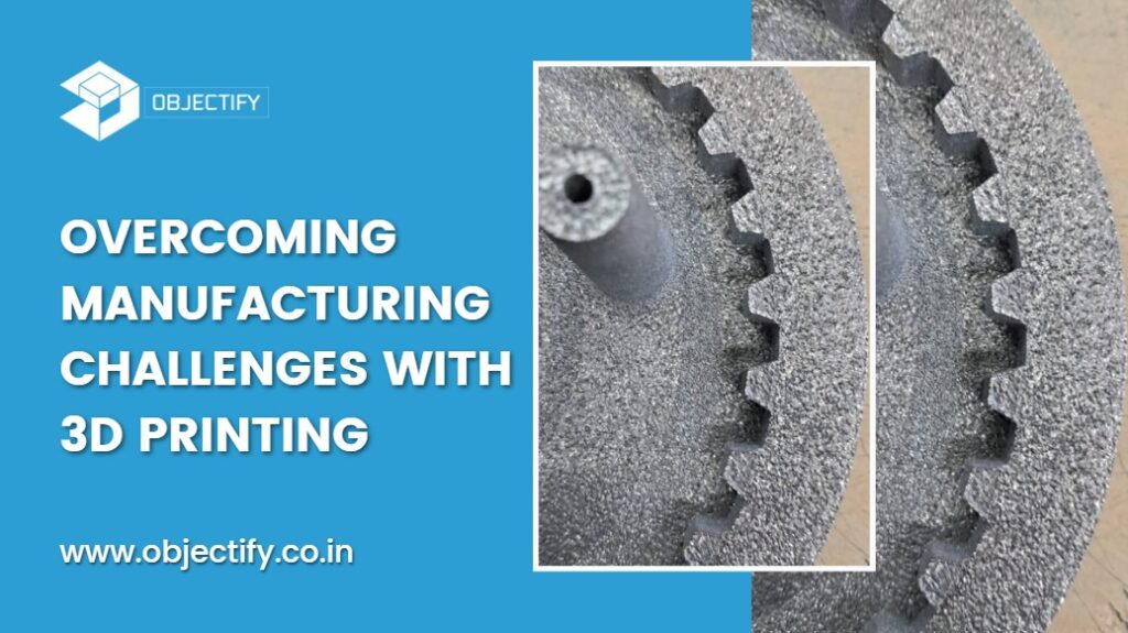How does 3D printing contribute to overcoming Manufacturing challenges?