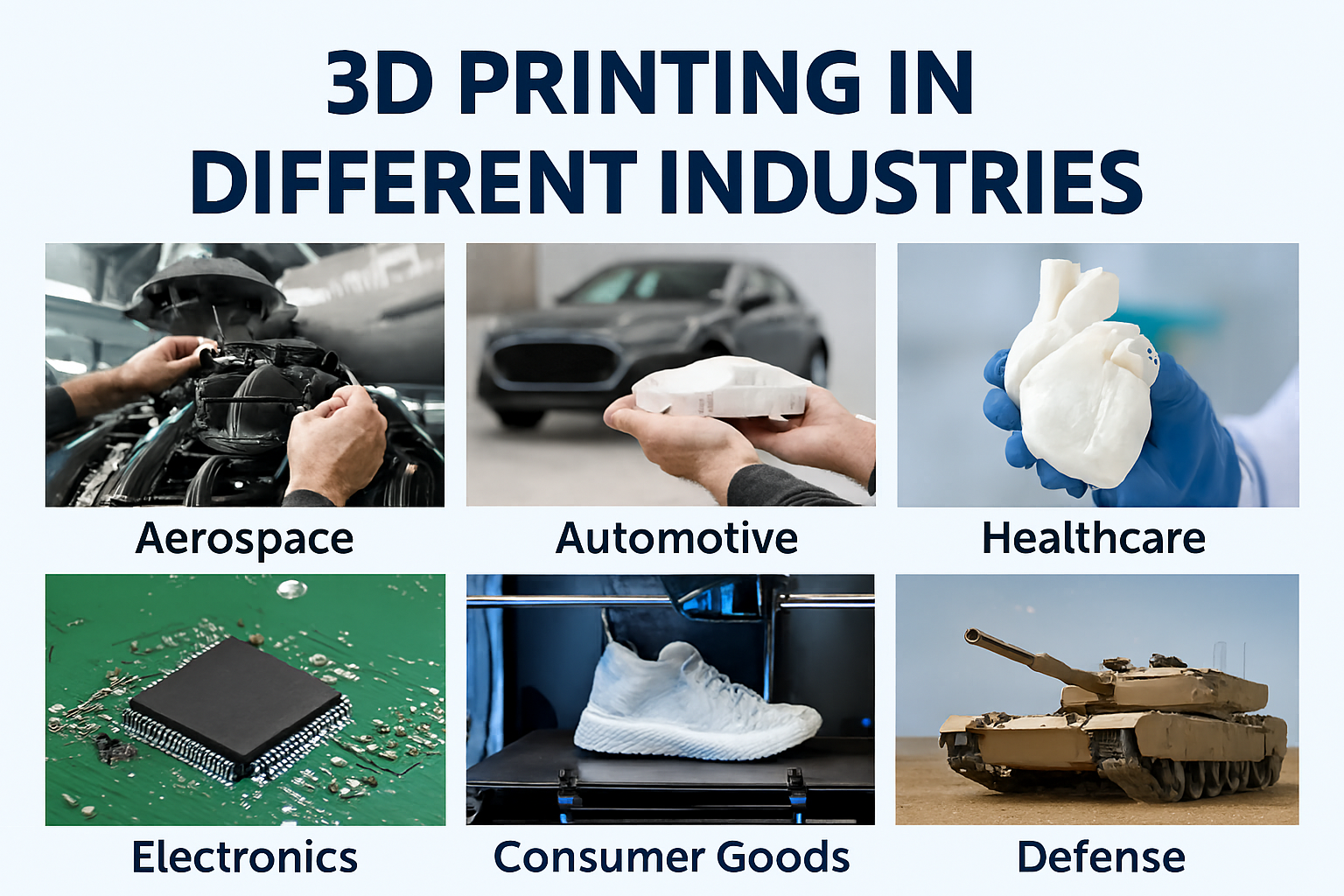3D Printing in Different Industries